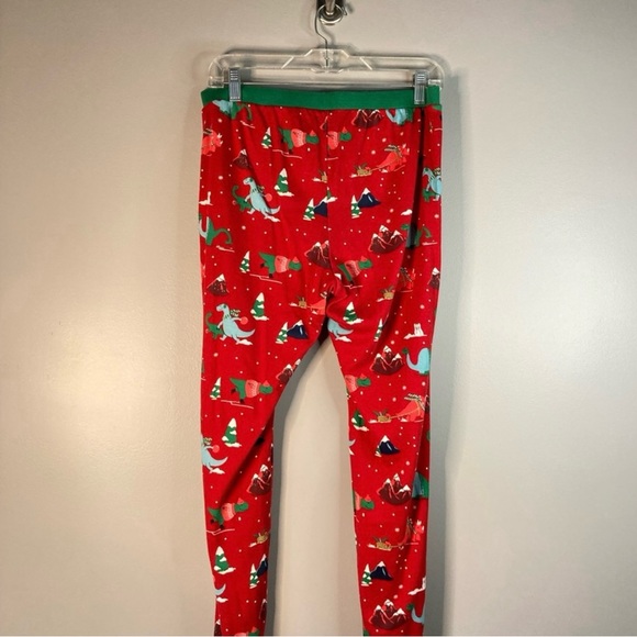 Wonder Shop Women’s M
Pajama pant set
Sleepwear 
Dinosaur Holiday 
Bowling - Picture 4 of 7